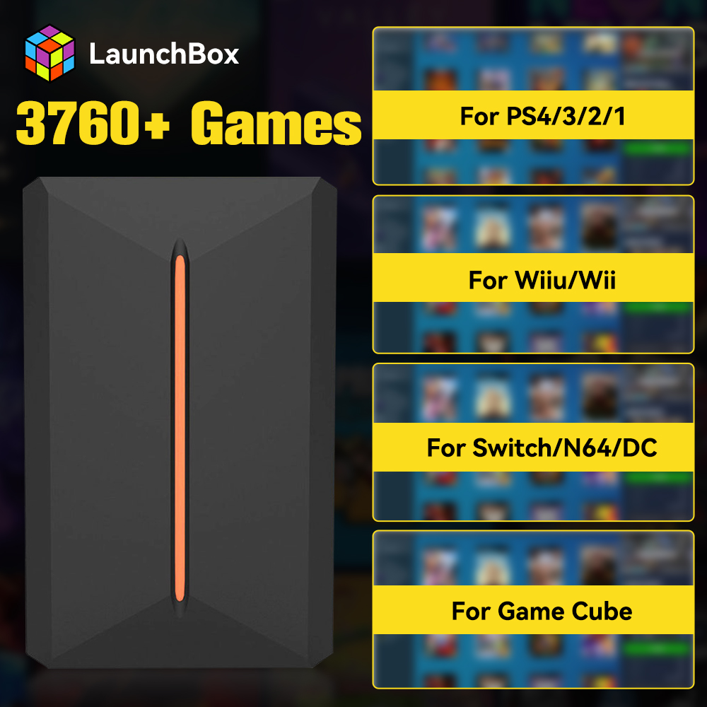 Retro Gaming Emulator Pc - Launchbox OS Retro Gaming HDD 3760