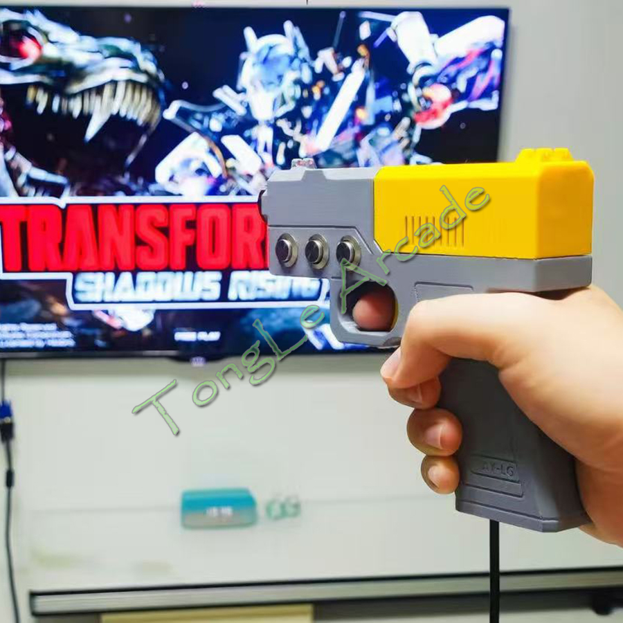 Retro Gaming Gun - وحدة تحكم بندقية ضوئية سلكية USB