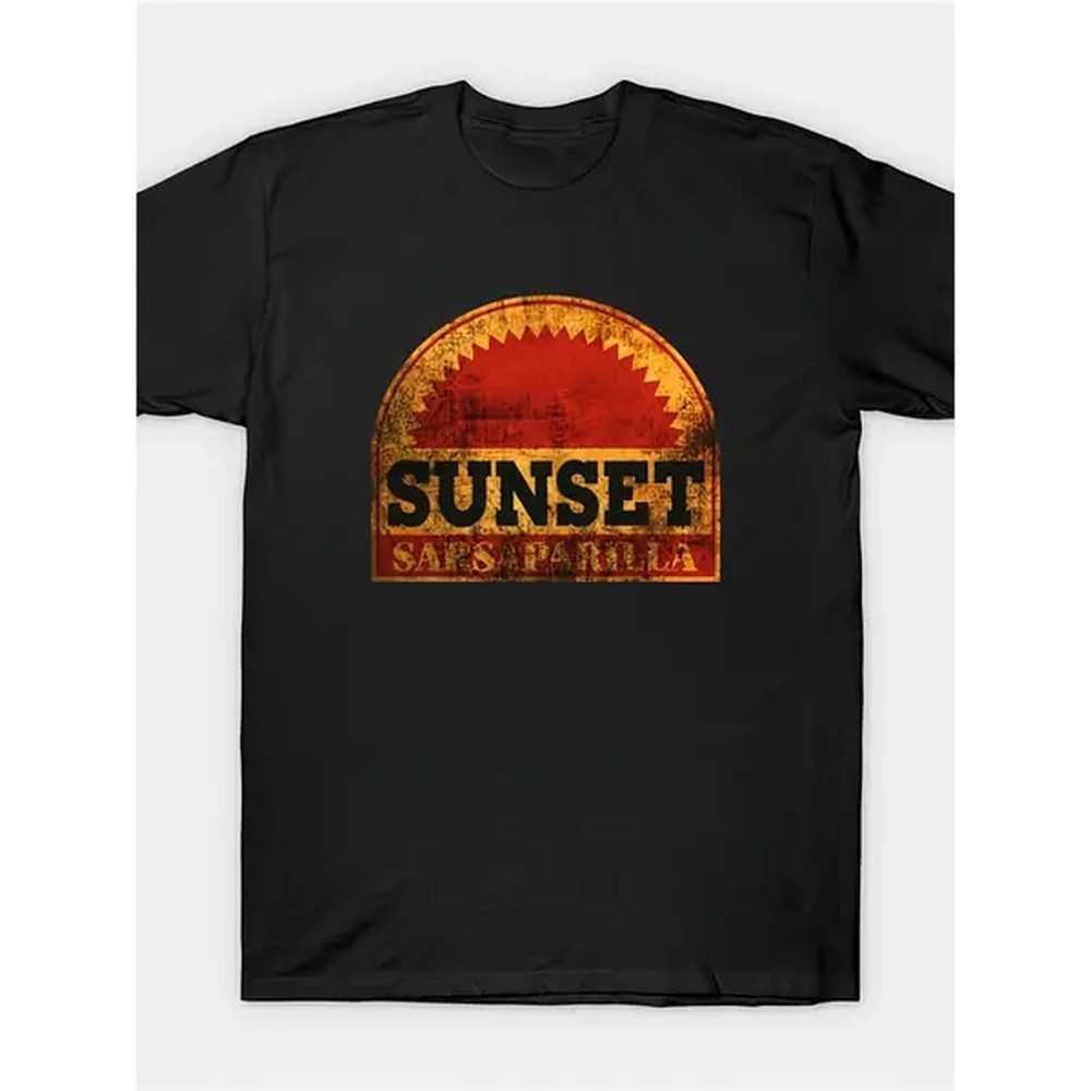 Retro Gaming Festival - [100% قطن] تي شيرت Fallout Sunset