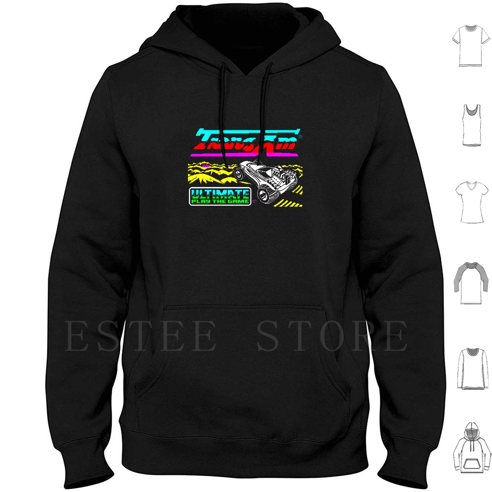 Retro Gaming Zx Spectrum - هودي ترانس آم بأكمام طويلة بتصميم
