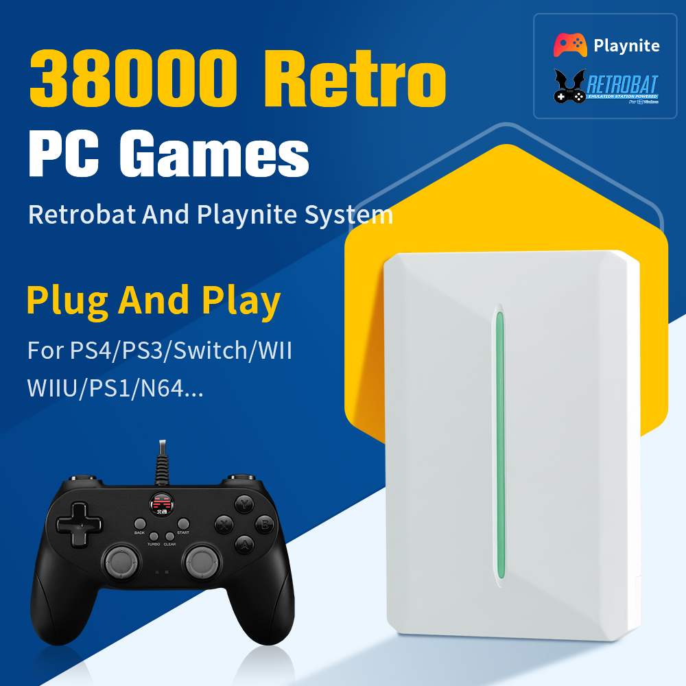 Retro Gaming Emulator Pc - محرك الأقراص الصلبة المحمول للعبة ريترو