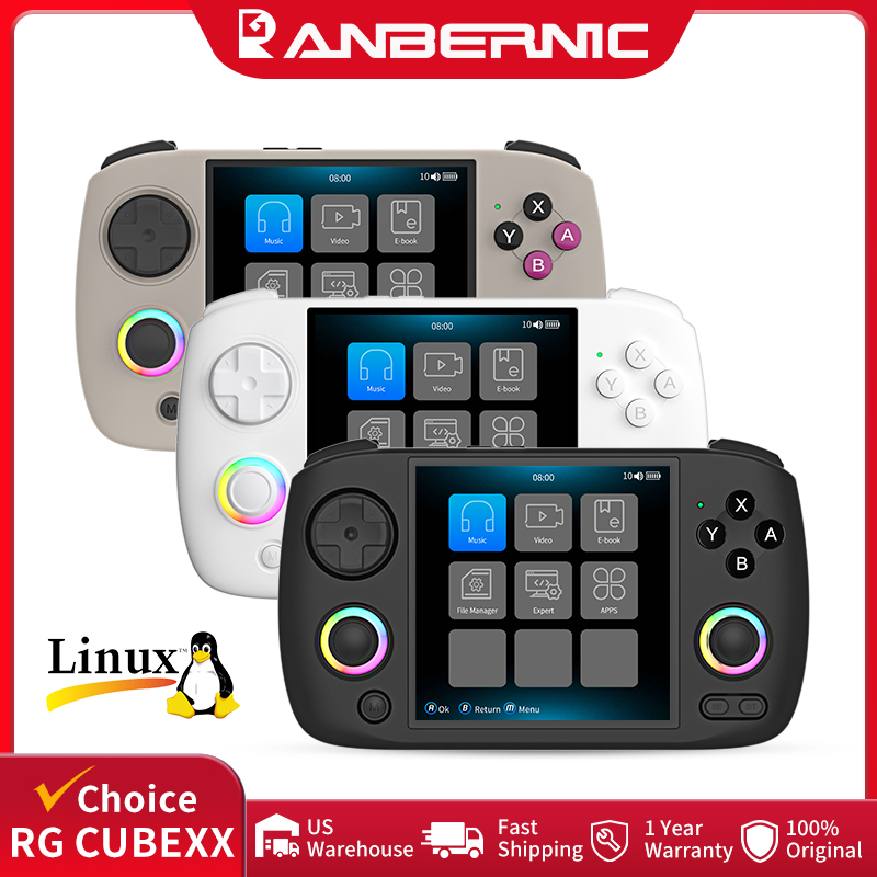 Retro Gaming Linux - Anbernic RG CubeXX وحدة تحكم ألعاب