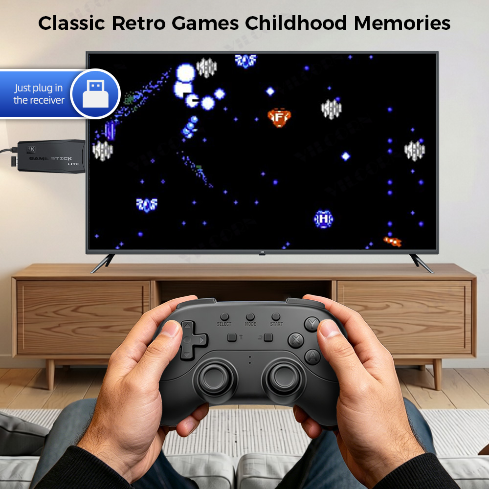 وحدة تحكم لاسلكية VILCORN Budg - مراجعة Retro Gaming Emulator Pc وسعره