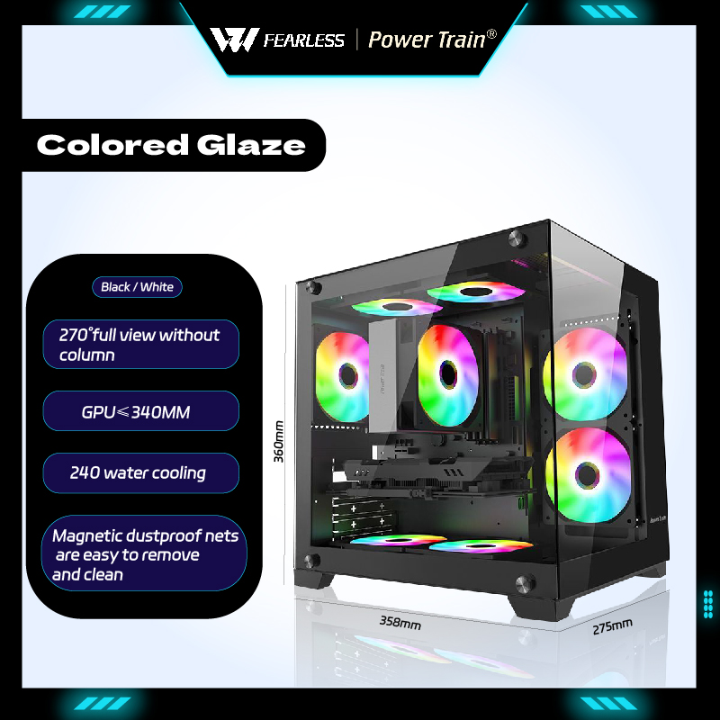 علبة كمبيوتر للألعاب Power Tra - مراجعة Retro Gaming Pc Case وسعره