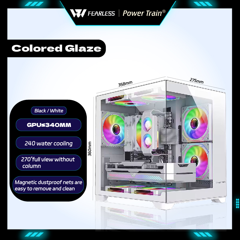 علبة كمبيوتر للألعاب Power Tra - مراجعة Retro Gaming Pc Case وسعره