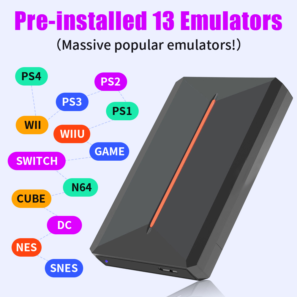 Launchbox OS Retro Gaming HDD  - مراجعة Retro Gaming Emulator Pc وسعره