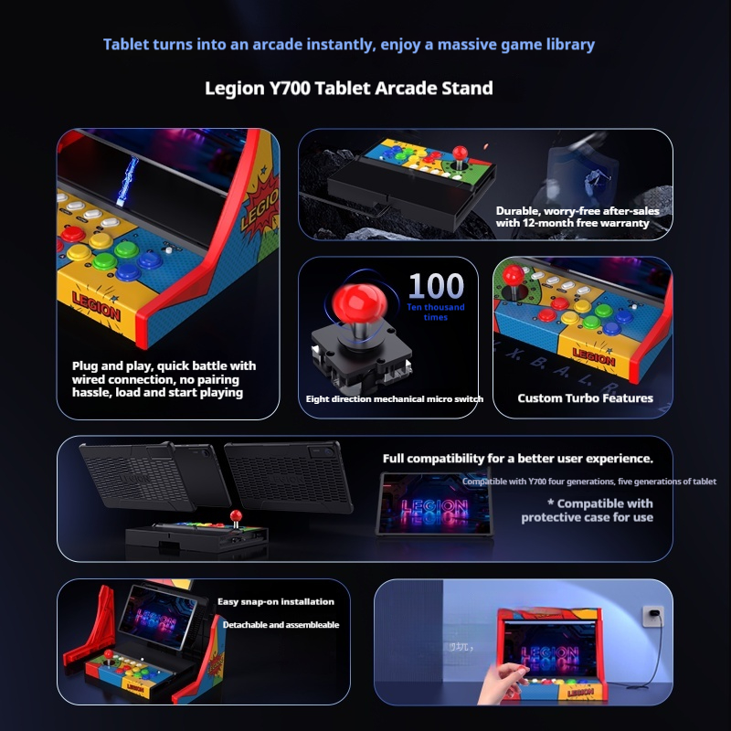 قاعدة تحكم Legion Y700 للألعاب - مراجعة Retro Gaming Emulator Pc وسعره