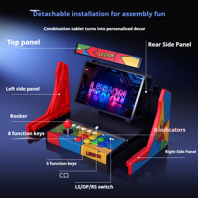 قاعدة تحكم Legion Y700 للألعاب - مراجعة Retro Gaming Emulator Pc وسعره
