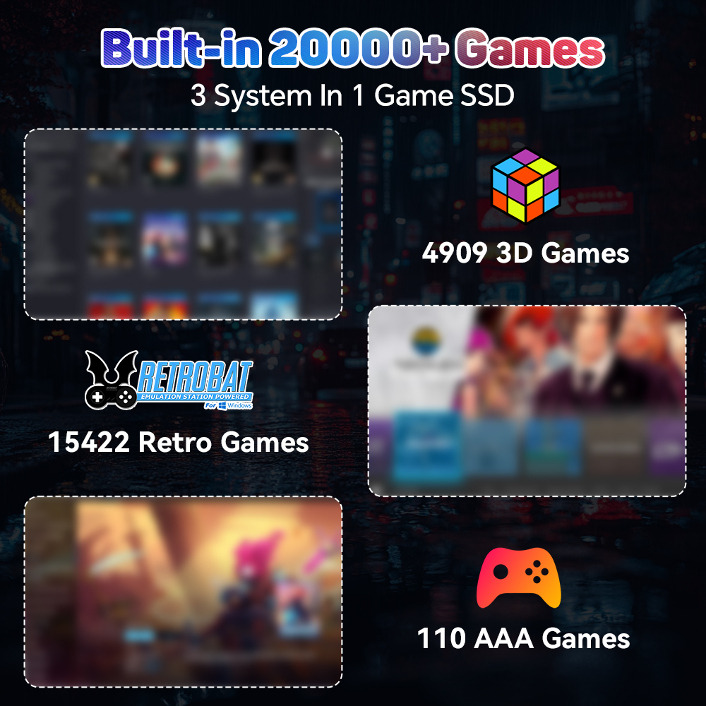 قرص صلب للألعاب بسعة 2 تيراباي - مراجعة Retro Gaming Emulator Pc وسعره