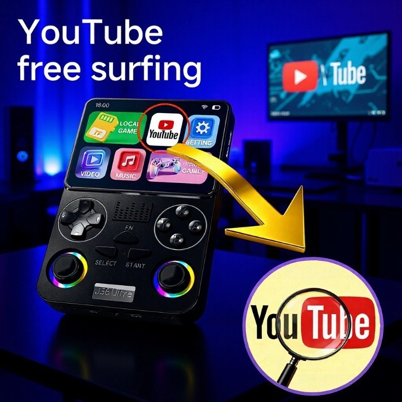 أجهزة ألعاب محمولة J36 Ultra،  - مراجعة Retro Gaming Years وسعره
