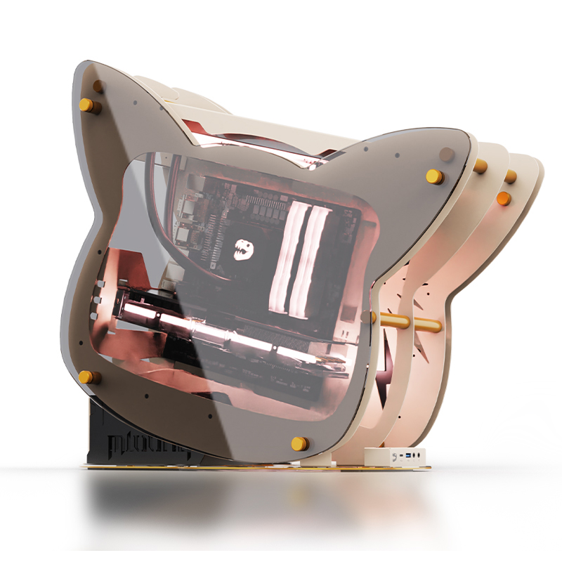 تصميم جديد لعلبة كمبيوتر للألع - مراجعة Retro Gaming Pc Case وسعره