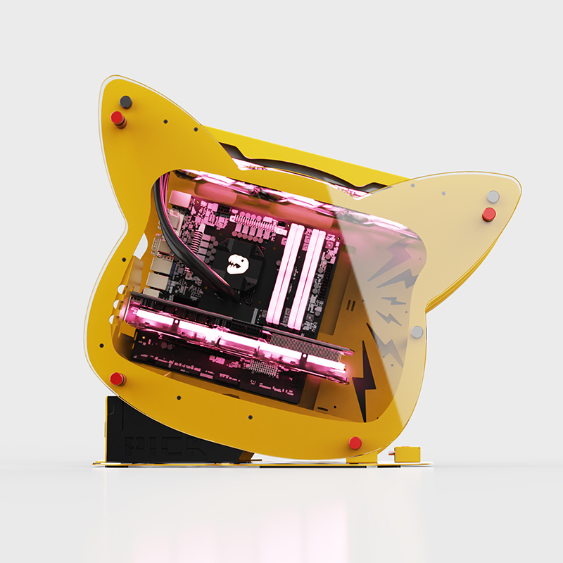 تصميم جديد لعلبة كمبيوتر للألع - مراجعة Retro Gaming Pc Case وسعره