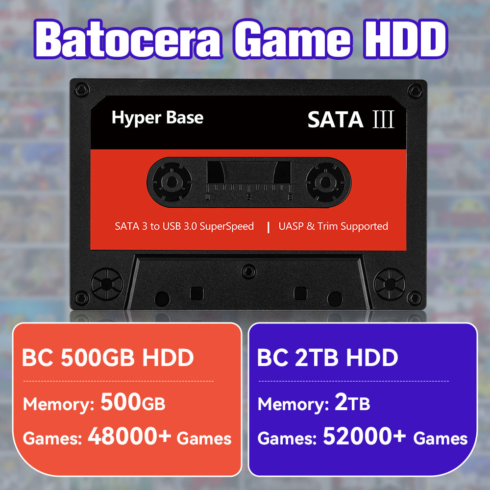 هارد ديسك للألعاب Hyper Base B - مراجعة Retro Gaming Emulator Pc وسعره