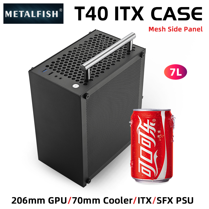 METALFISH T40 Mini ITX حافظة س - مراجعة Retro Gaming Pc Case وسعره