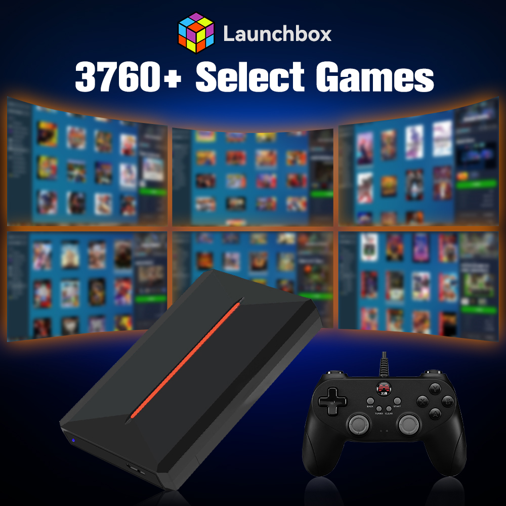 Launchbox OS Retro Gaming HDD  - مراجعة Retro Gaming Emulator Pc وسعره