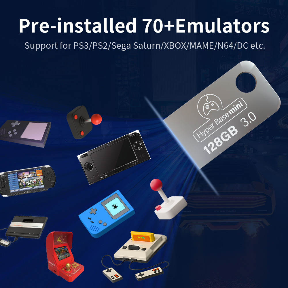 محرك أقراص فلاش USB صغير محمول - مراجعة Retro Gaming Emulator Pc وسعره