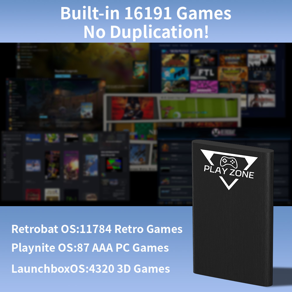 قرص صلب محمول للألعاب بسعة 1 ت - مراجعة Retro Gaming Emulator Pc وسعره