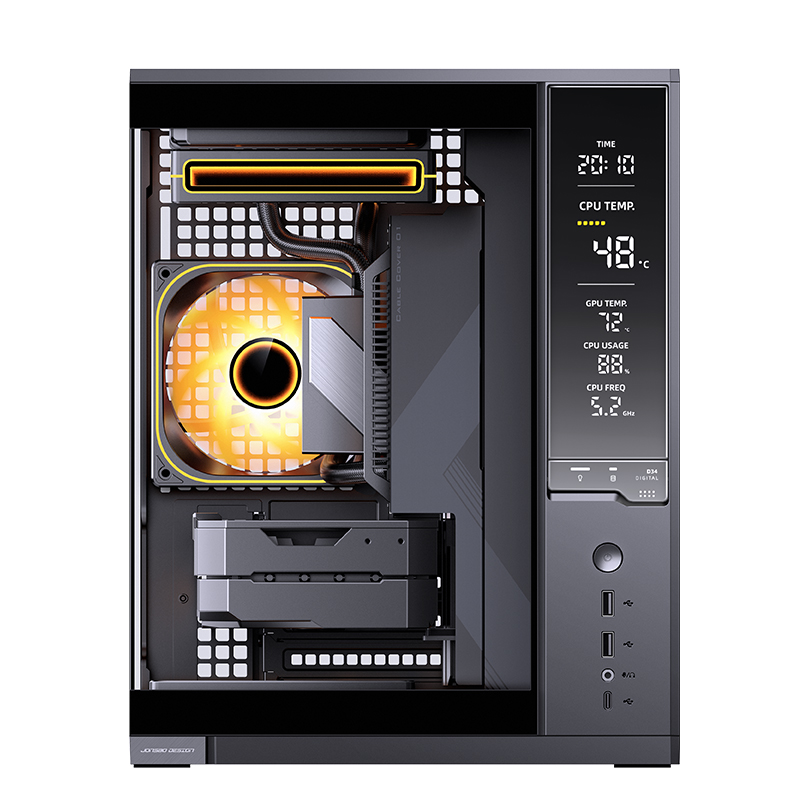 علبة كمبيوتر JONSBO D34 M-ATX  - مراجعة Retro Gaming Pc Case وسعره