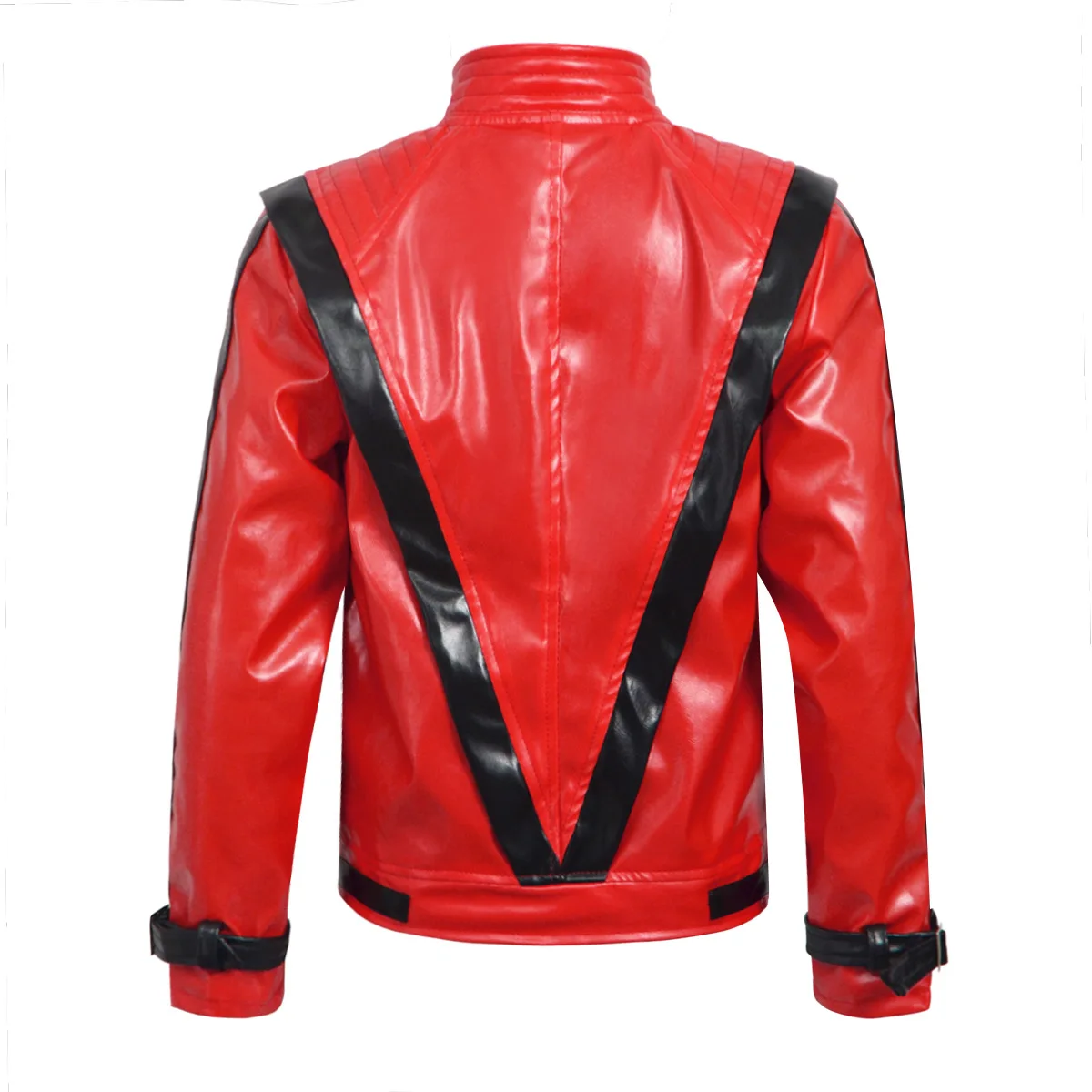 جاكيت جلد أحمر مخيف من مايكل ج - مراجعة Retro Gaming Jacket وسعره