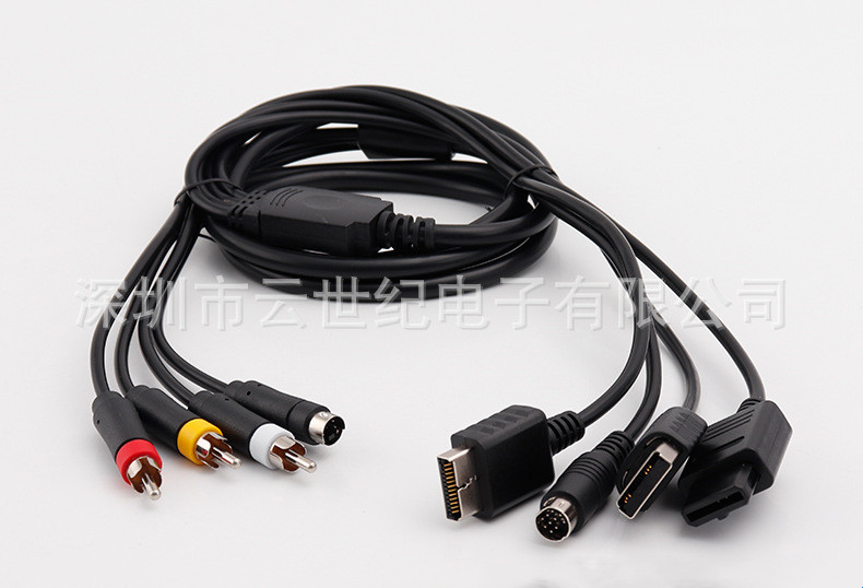 كابل فيديو AV S متعدد في 1 لوح - مراجعة Retro Gaming Cable وسعره