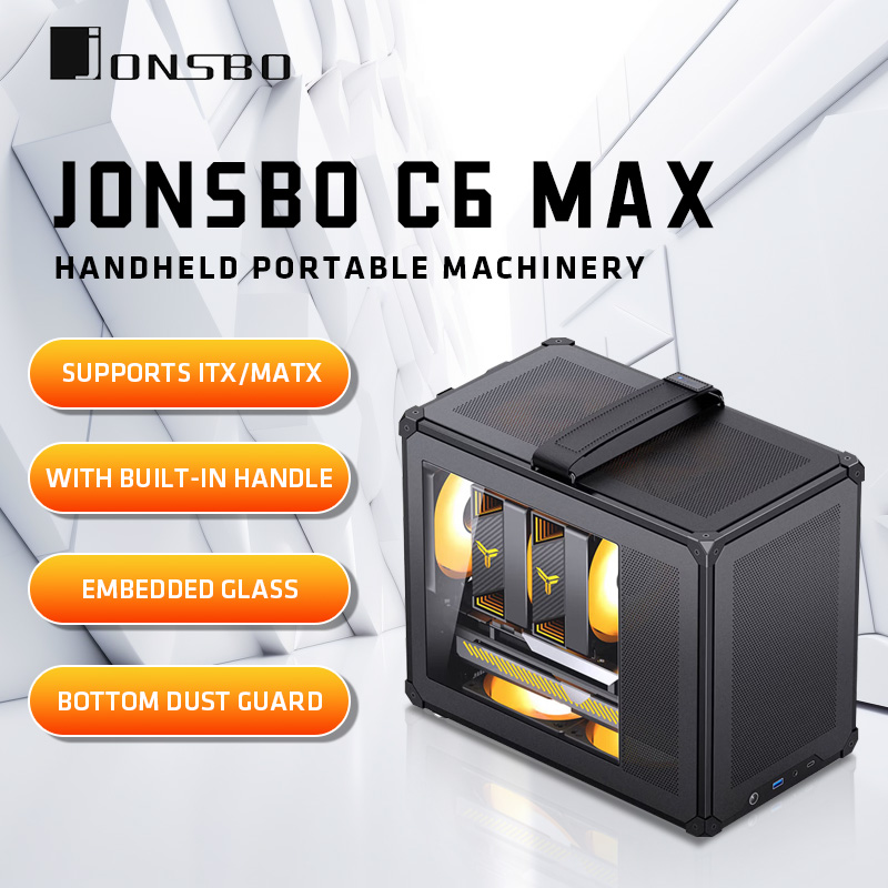 حافظة MATX بمقبض شبكي من JONSB - مراجعة Retro Gaming Pc Case وسعره