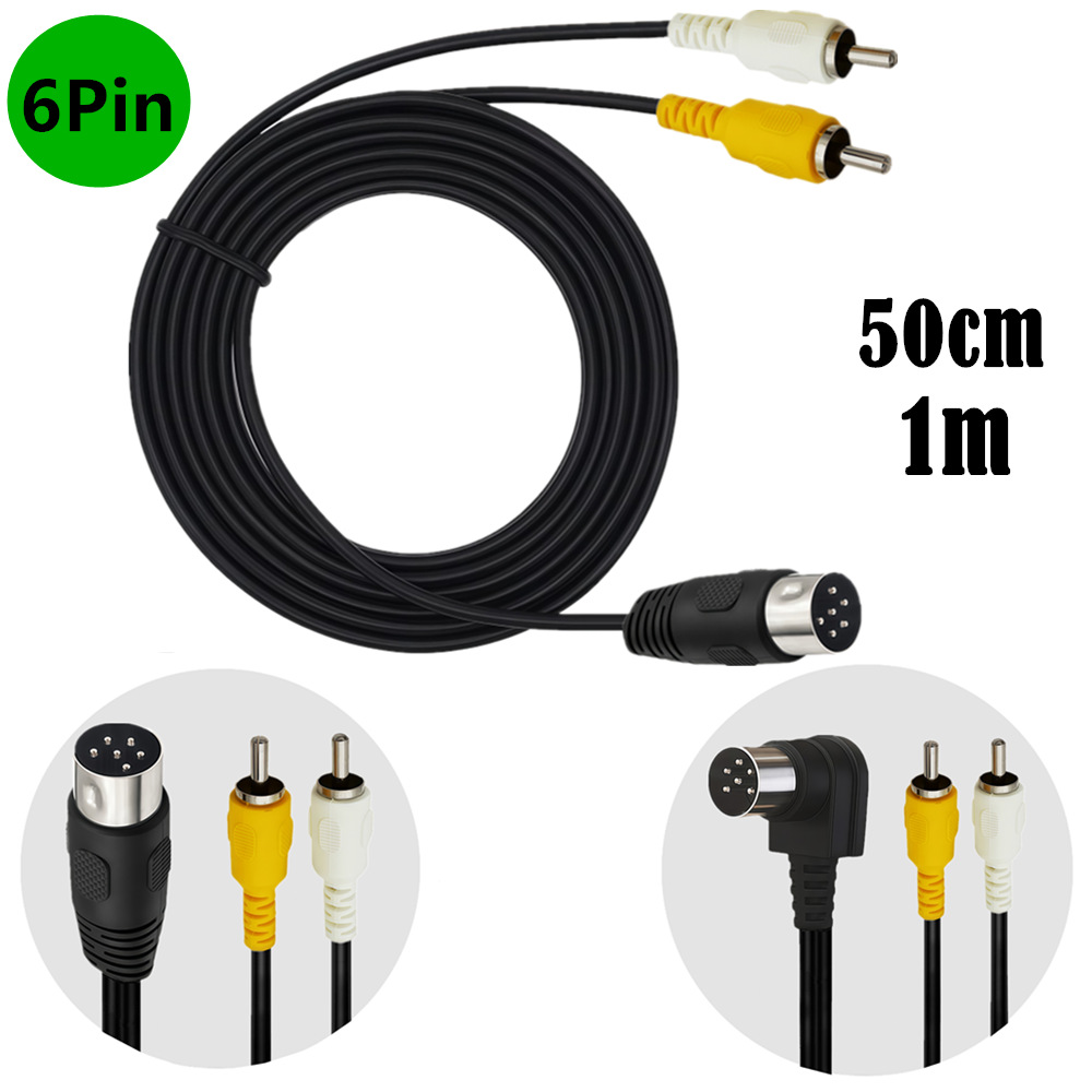 كابل إشارة AV مركب DIN 6 دبابي - مراجعة Retro Gaming Cable وسعره