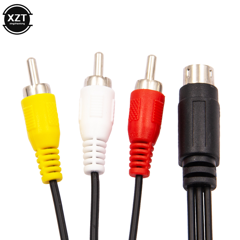 1.8 متر ريترو بت AV RCA الصوت  - مراجعة Retro Gaming Cable وسعره