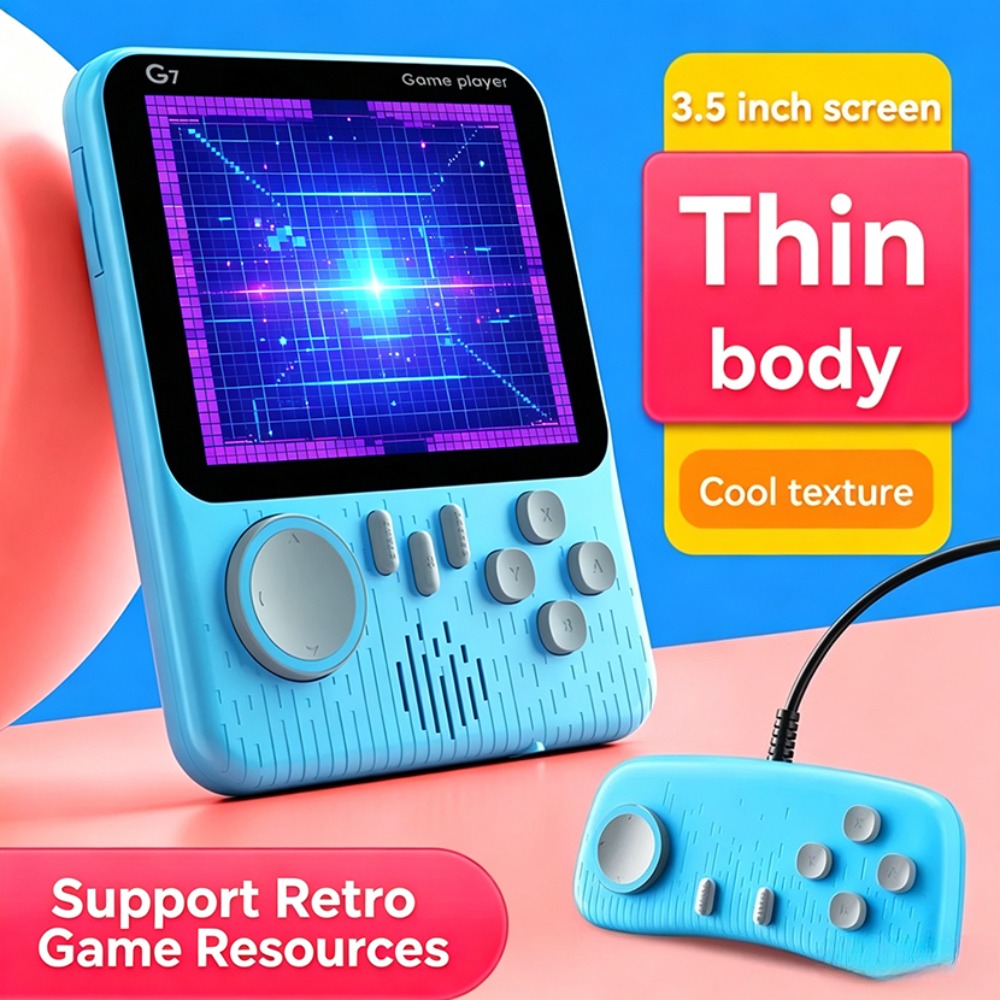 جهاز ألعاب محمول G7 بتصميم ريت - مراجعة Retro Gaming Cable وسعره