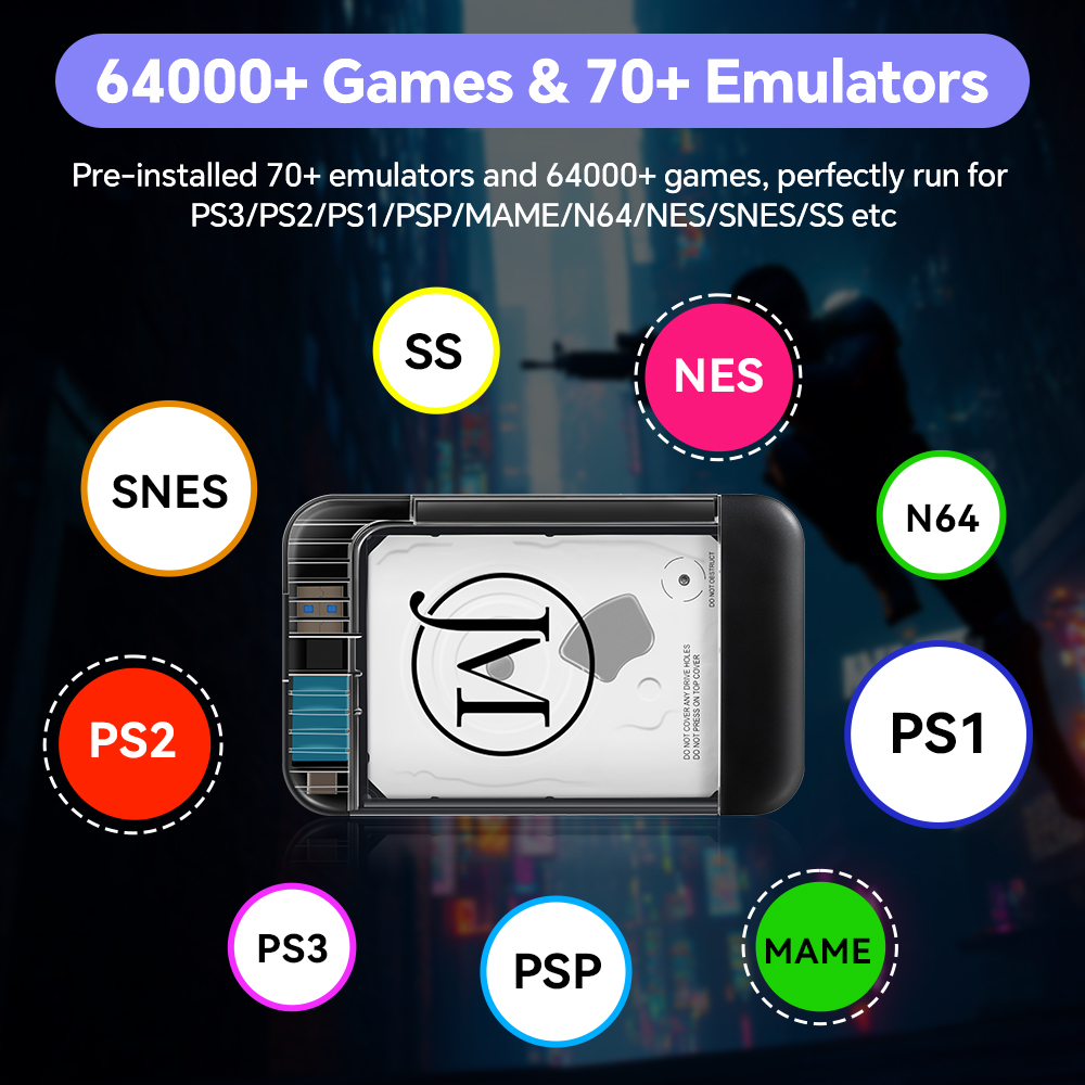 محرك الأقراص الصلبة للألعاب Re - مراجعة Retro Gaming Emulator Pc وسعره